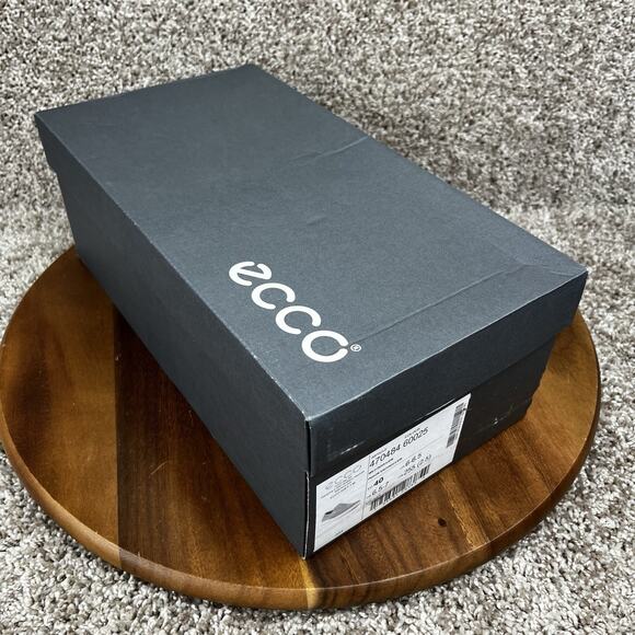 Ecco Soft 7 Perf Slip-on 2.0 Leather Men's UK 40 / US 6-6.5 Sneaker Shoes Gray - Picture 12 of 12